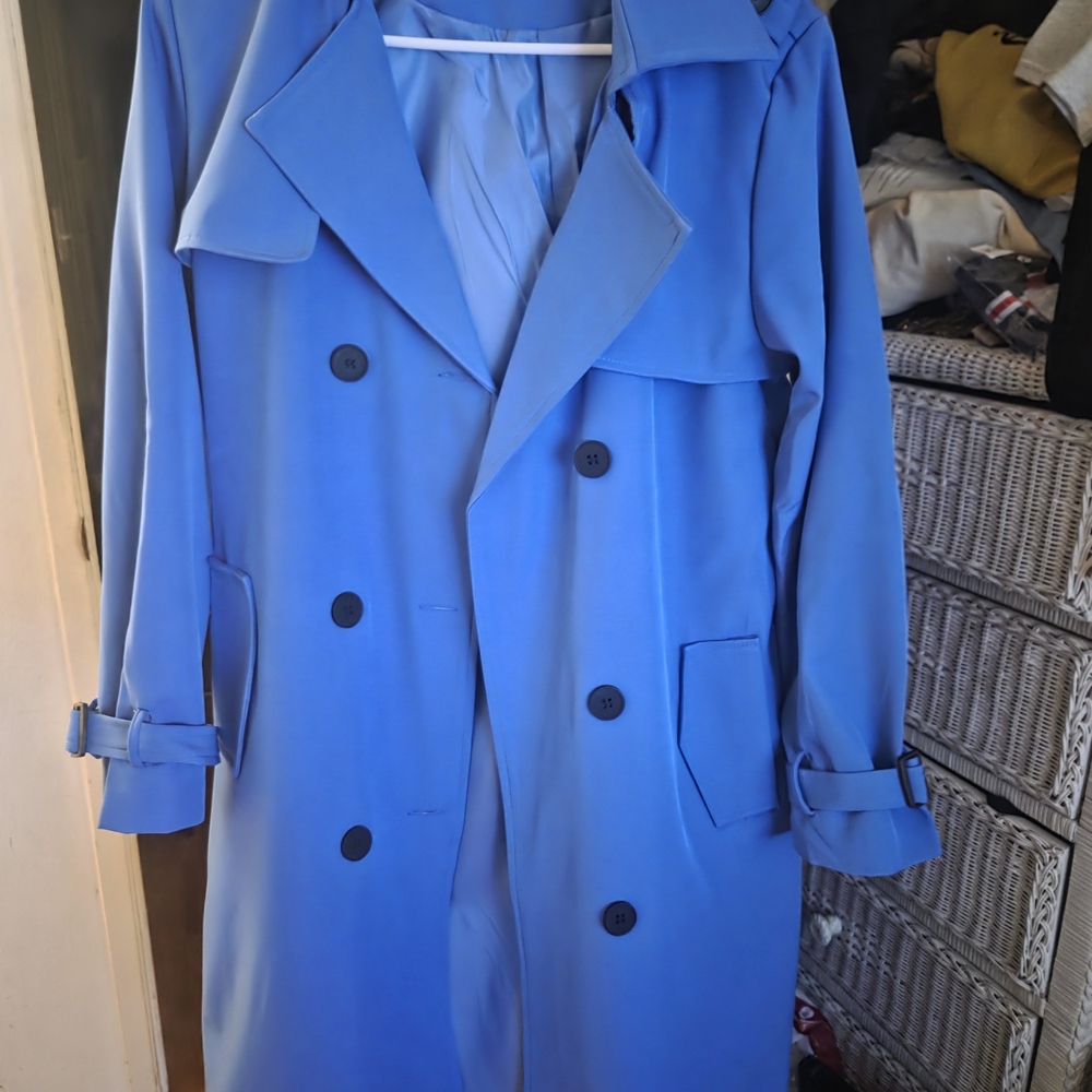 Double Breasted Trench Coat (Light Weight) Perfect For All Types Of Weather